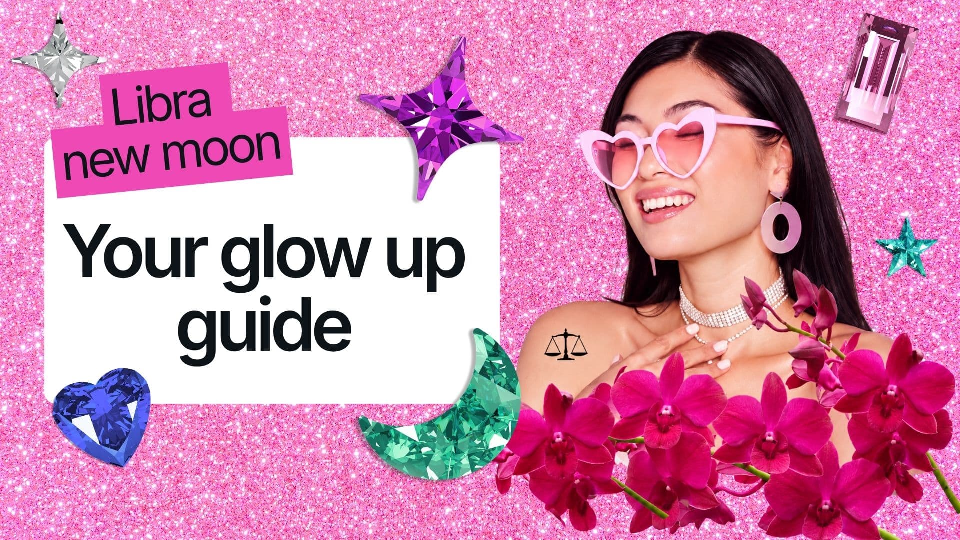 Libra New Moon: The Glow Up Guide workshop cover